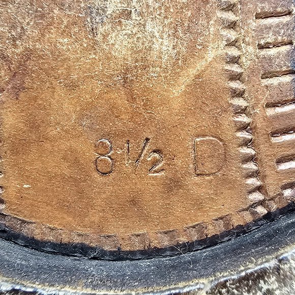 Vintage Full Alligator Italy A.Testoni Men's 8.5 Bronze Brown Exotic Dress Shoes - Picture 9 of 14